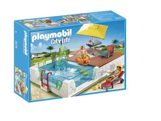 Playmobil. Taras z basenem