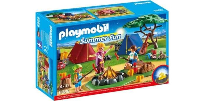 Pole namiotowe z ogniskiem led Playmobil 6888