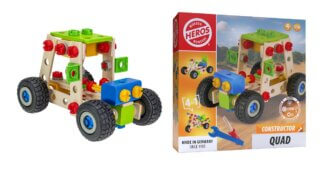Klocki Heroes Wooden Toys