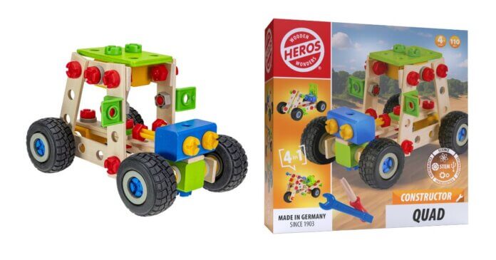 Klocki Heroes Wooden Toys