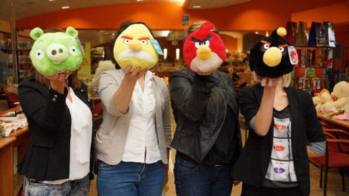 Ekipa hurtowni DandA prezentuje pluszaki Angry Birds